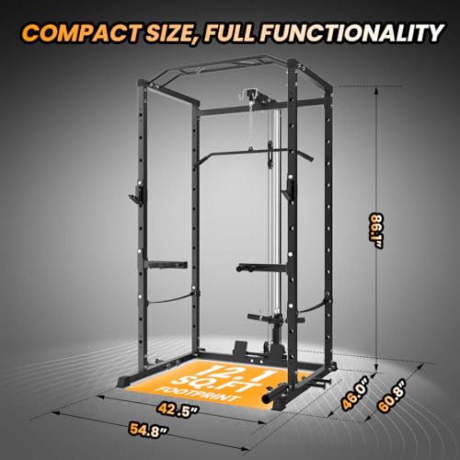 Home Gym Power Cage Heavy-Duty - Home Gym Power Rack ulasan dan harga