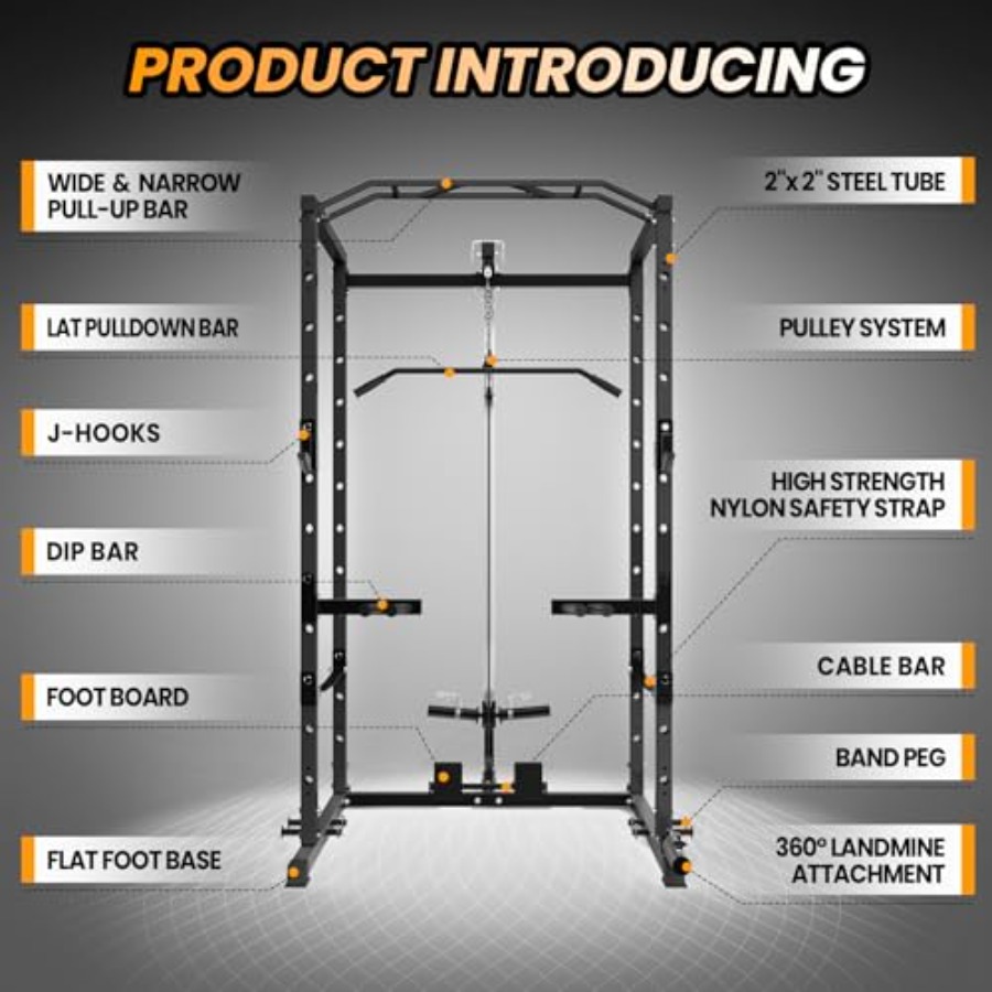 Home Gym Power Cage Heavy-Duty - Home Gym Power Rack ulasan dan harga