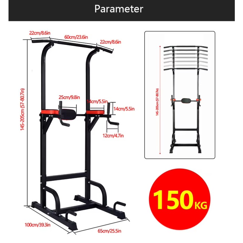 Adjustable Multi-Function Powe - Pull Up Bar Tower ulasan dan harga
