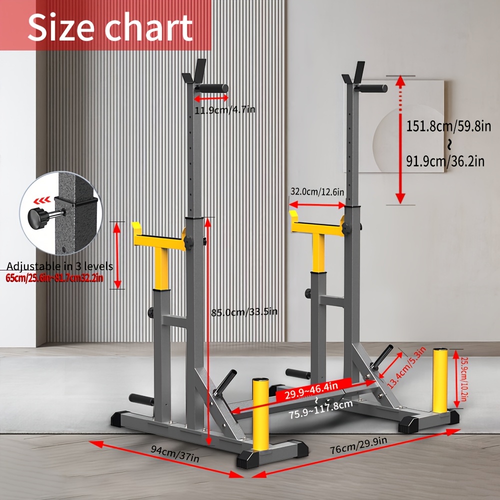 1 Squat Stand With Barbell Wei - Home Gym Weight ulasan dan harga