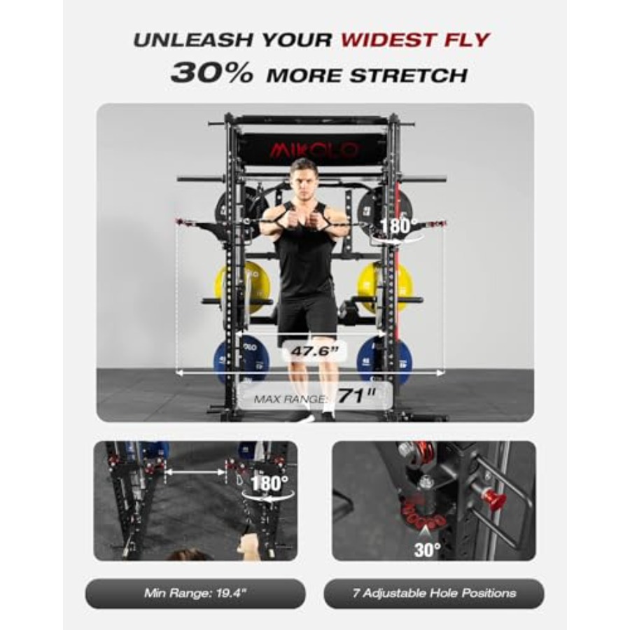 Home gym Smith machine: steel, - Home Gym Power Rack ulasan dan harga