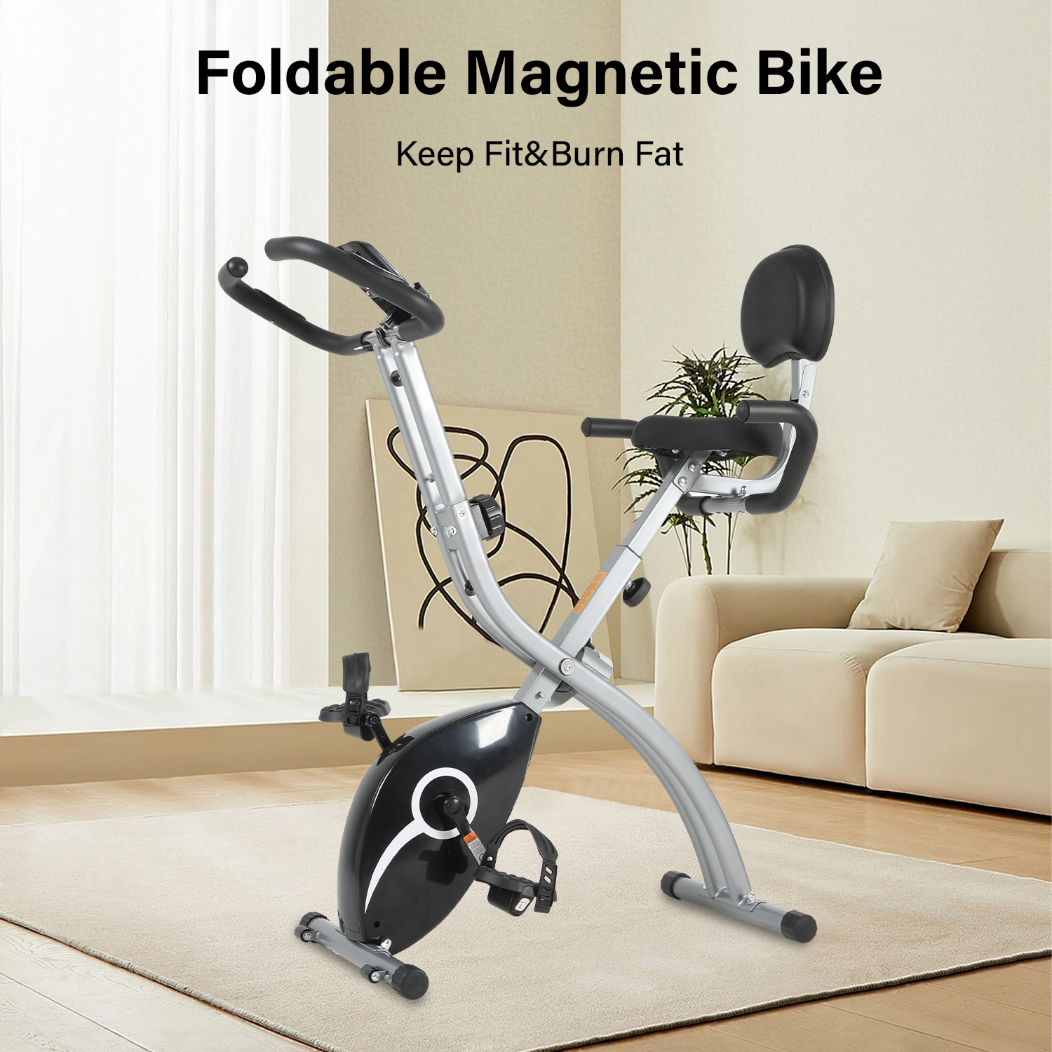 Steel Foldable Indoor Exercise - Home Gym Bike ulasan dan harga