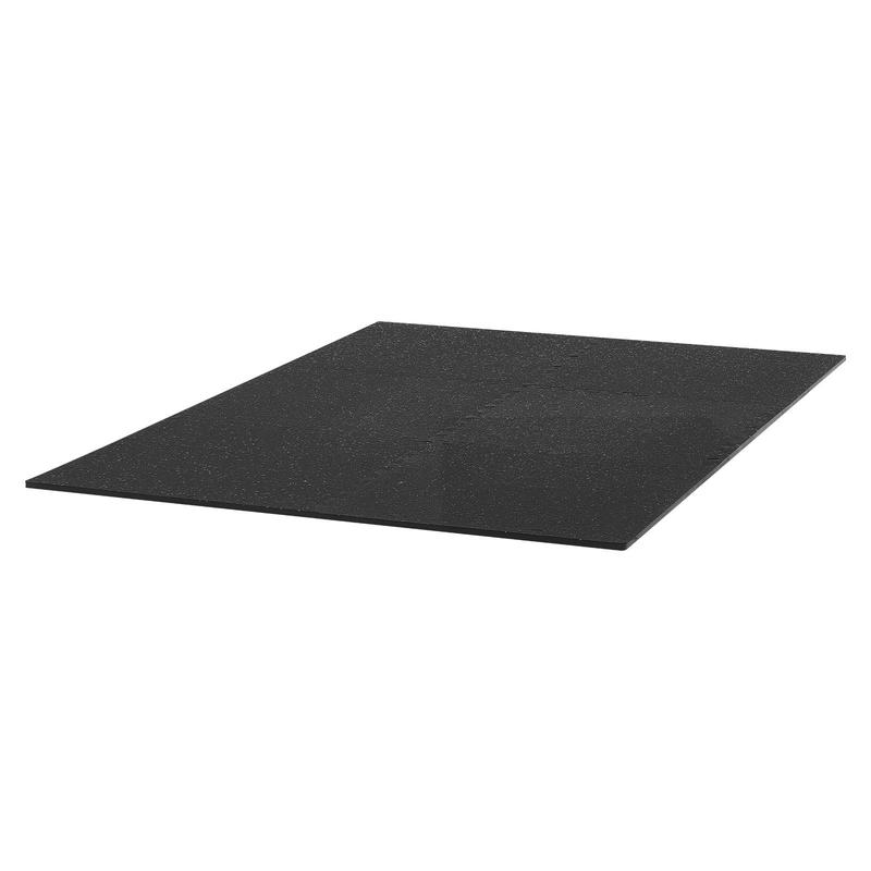 Puzzle Exercise Mat, 6 PCS Fit - Home Gym Rubber Flooring ulasan dan harga