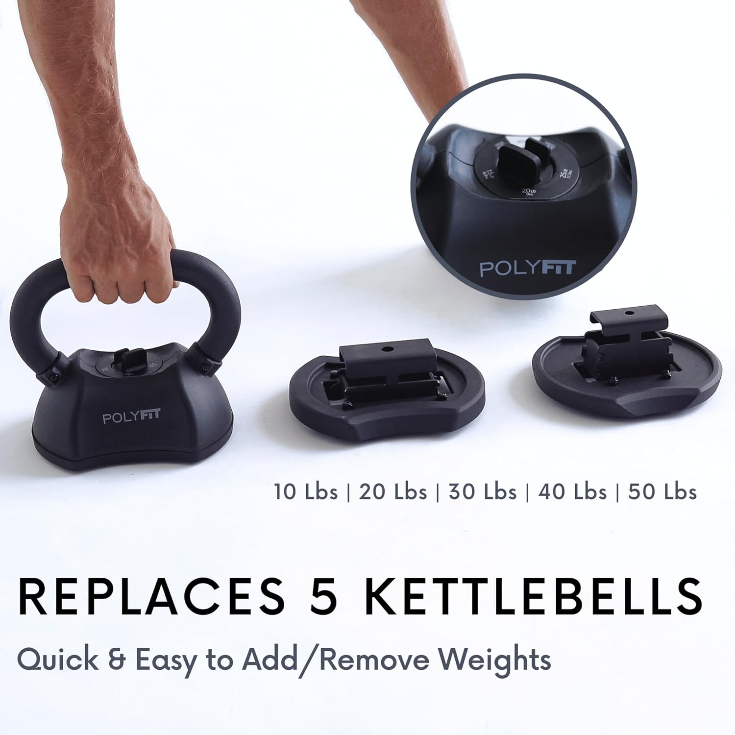 Home Gym Polyfit Adjustable Ke - Home Gym Kettlebells ulasan dan harga