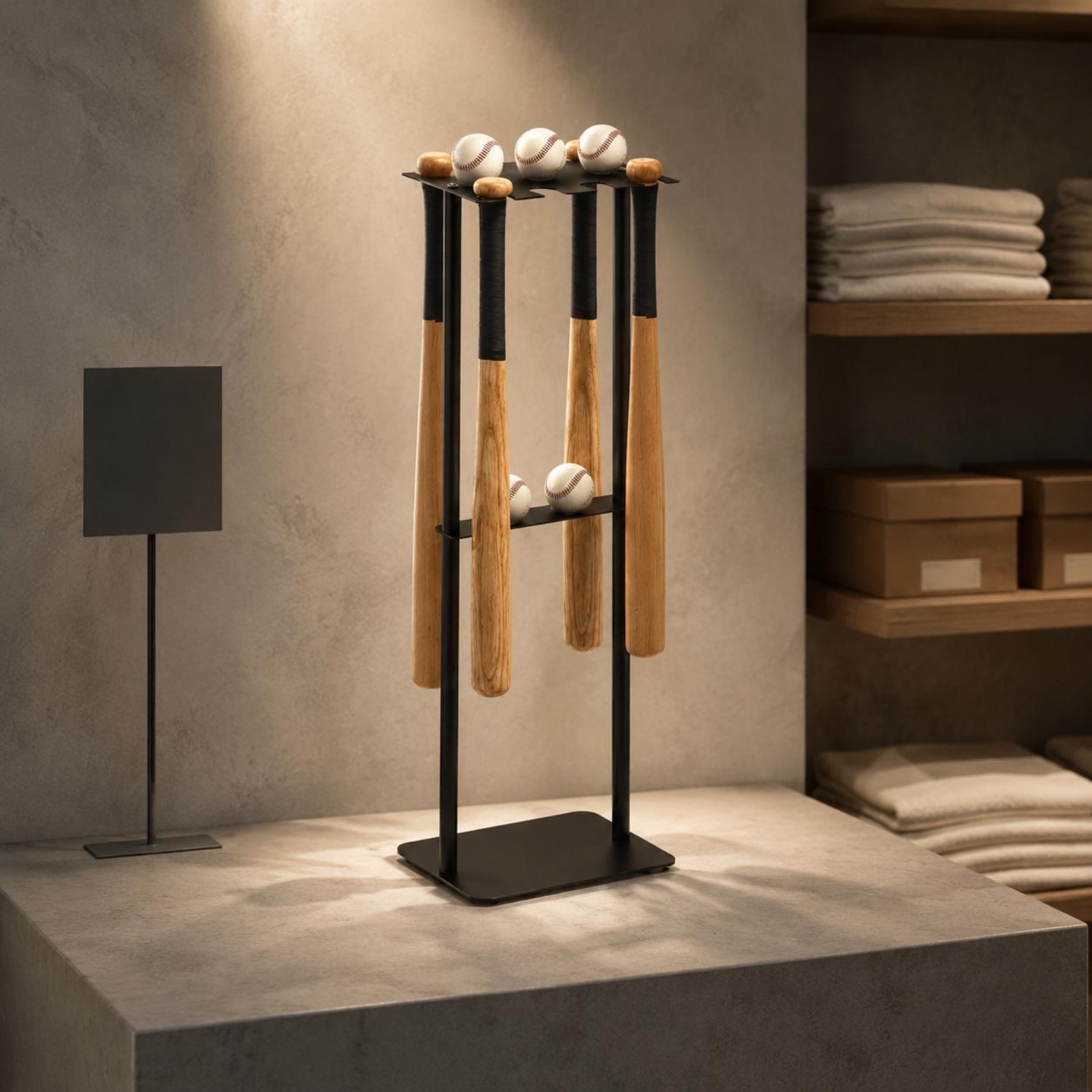 Metal Baseball Display Rack Mo - Home Gym Usa ulasan dan harga