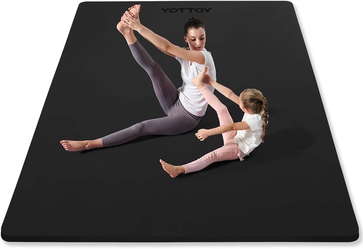 Large Yoga Mat 75x52x1/2in, Ex - Home Gym Pilates ulasan dan harga