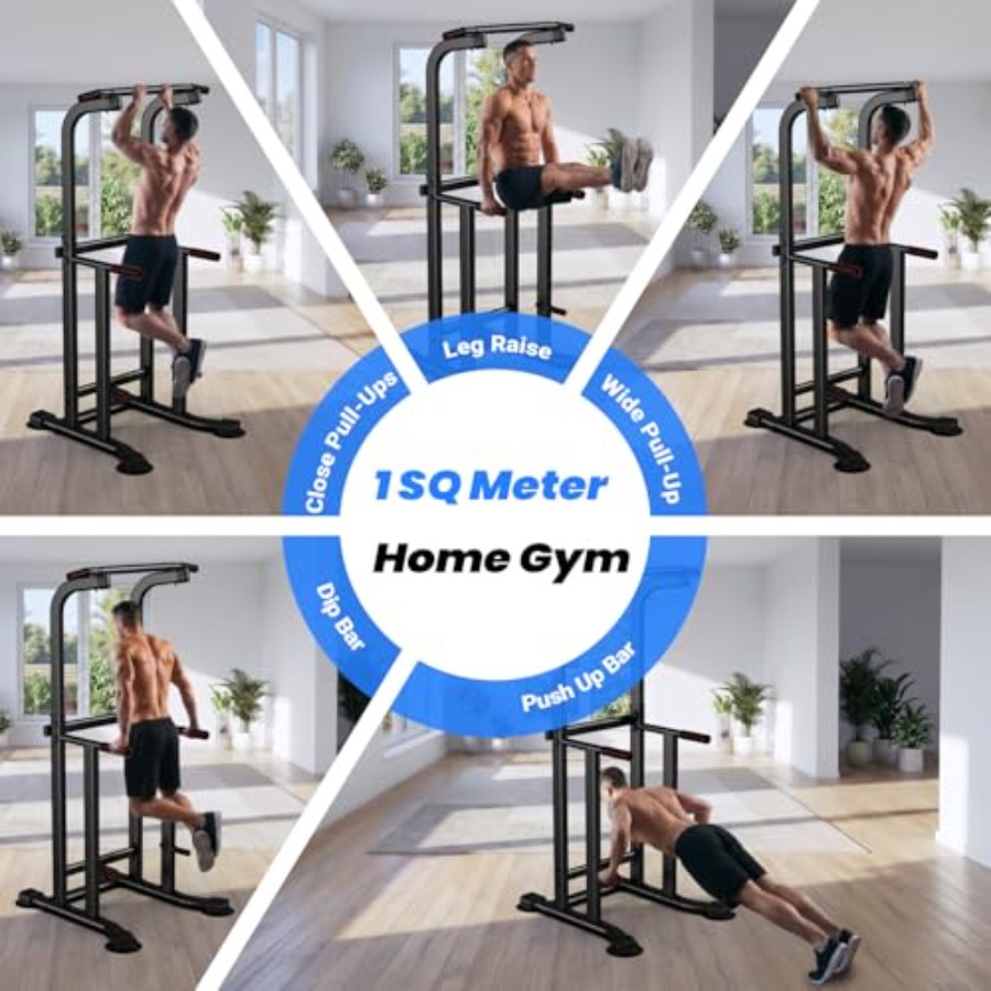 Home gym pull-up bar dip stati - Pull Up Bar Tower ulasan dan harga