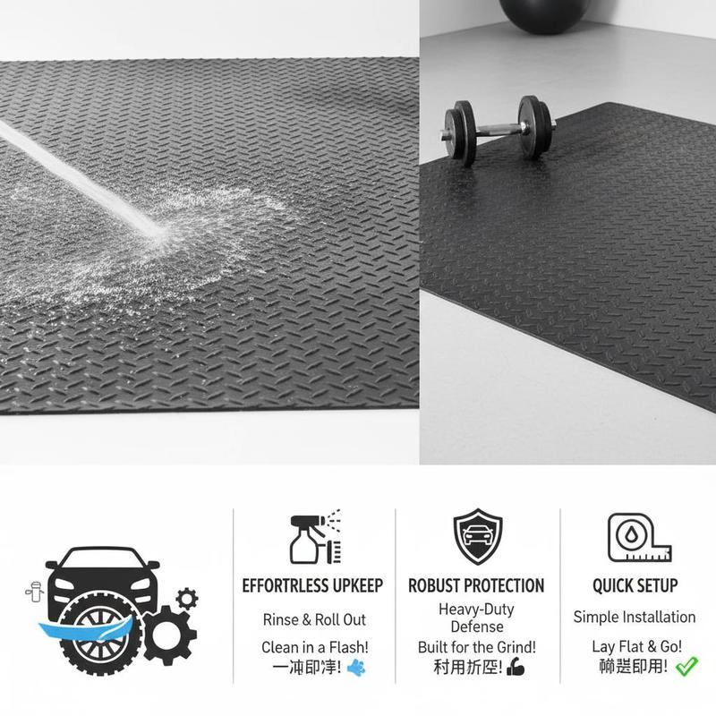 Free Shipping-Diamond Pattern  - Home Gym Rubber Flooring ulasan dan harga