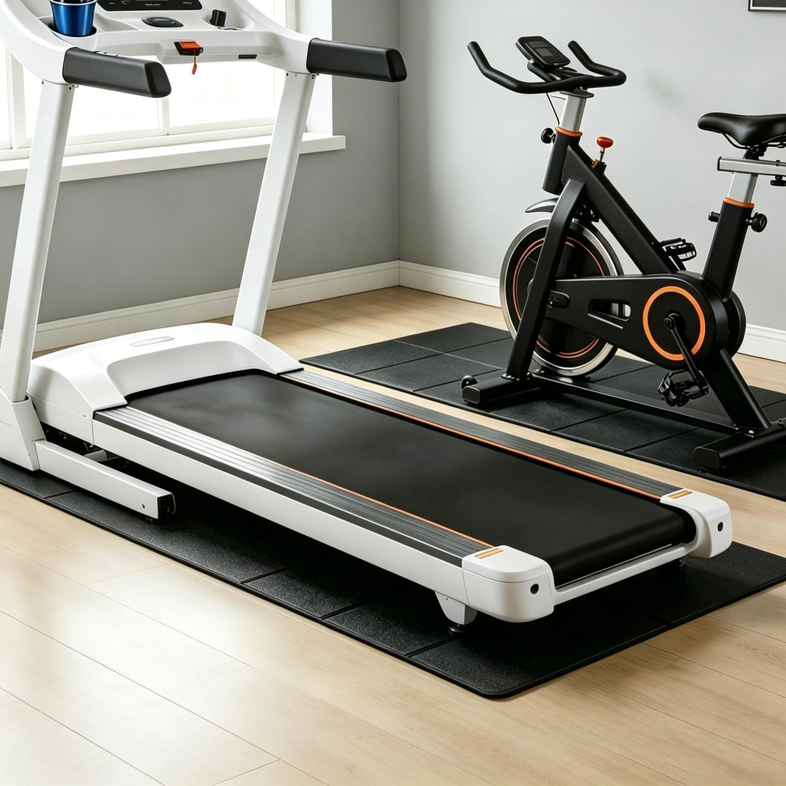 Under Treadmill Mat Heavy Duty - Treadmill Home Gym ulasan dan harga