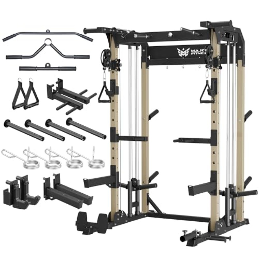 Home gym strength training: he - Home Gym Power Rack ulasan dan harga