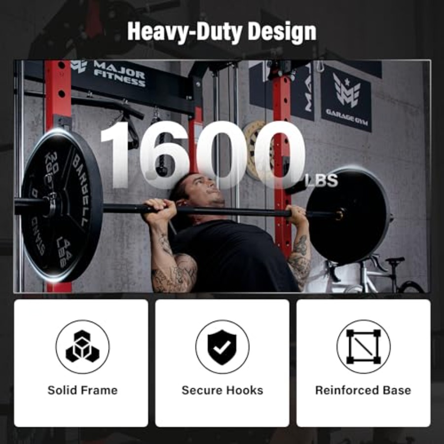 Home gym strength training: he - Home Gym Power Rack ulasan dan harga