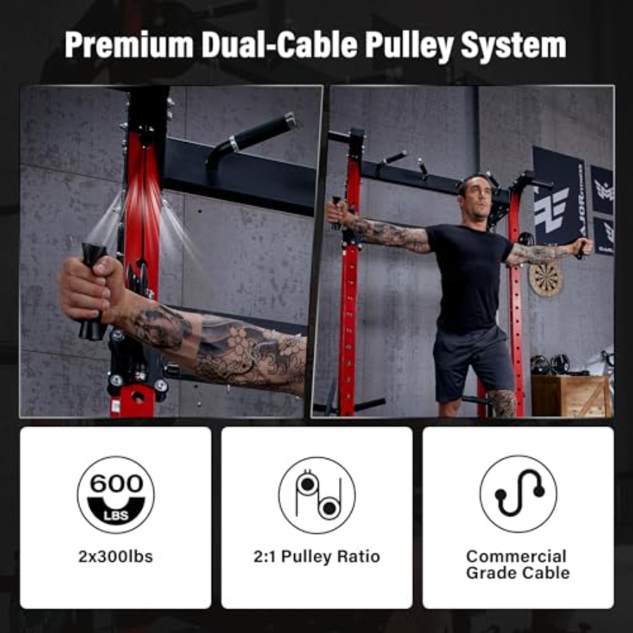 Home gym strength training: he - Home Gym Power Rack ulasan dan harga