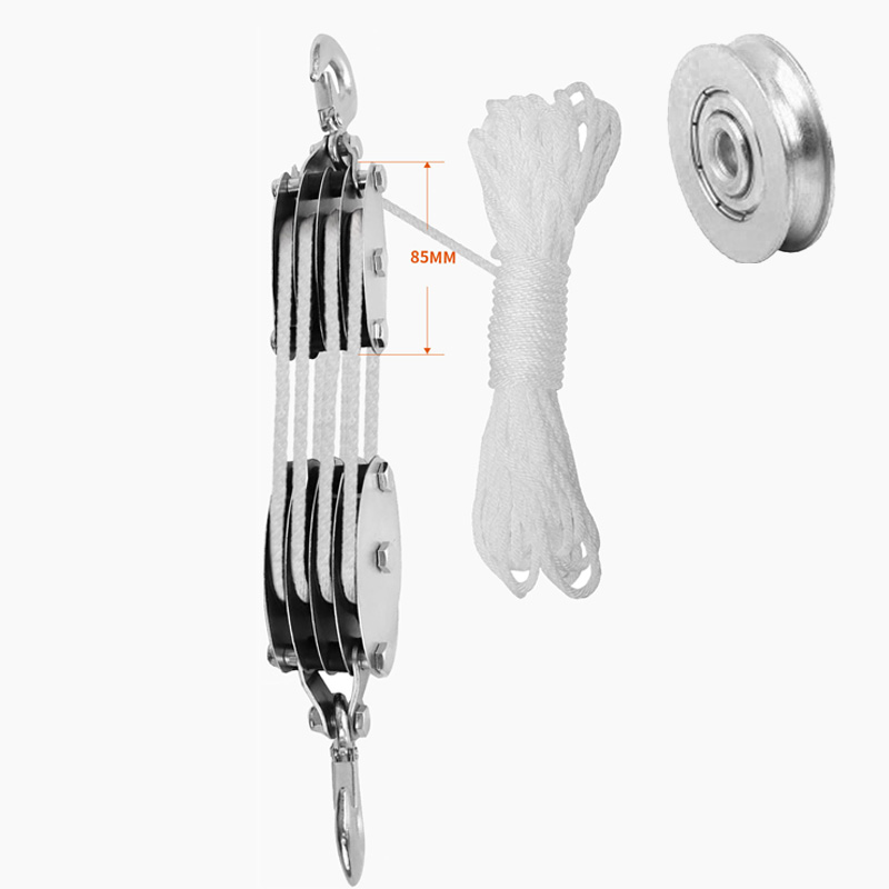 270° Rotatable Rope Pulley Blo - Pull Up Bar Tower ulasan dan harga