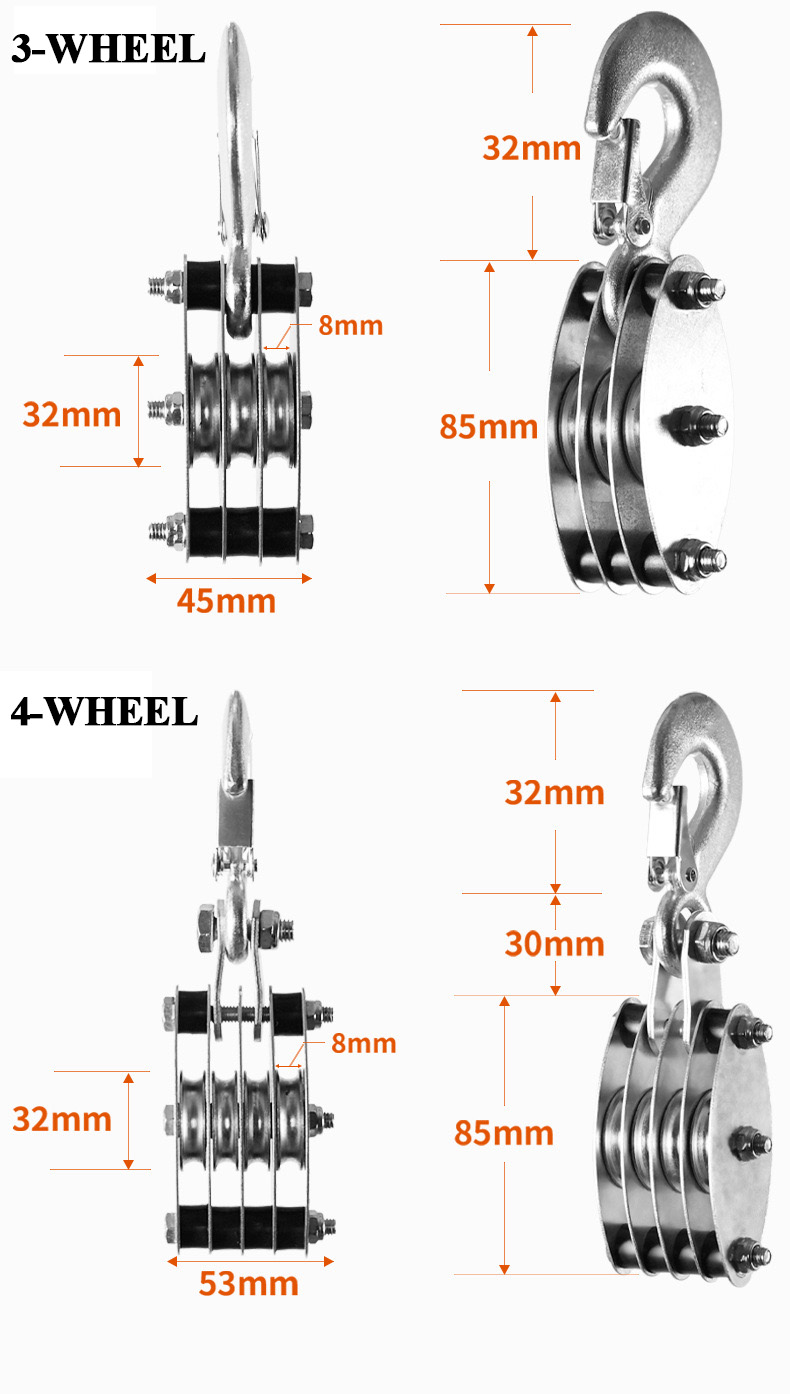 270° Rotatable Rope Pulley Blo - Pull Up Bar Tower ulasan dan harga