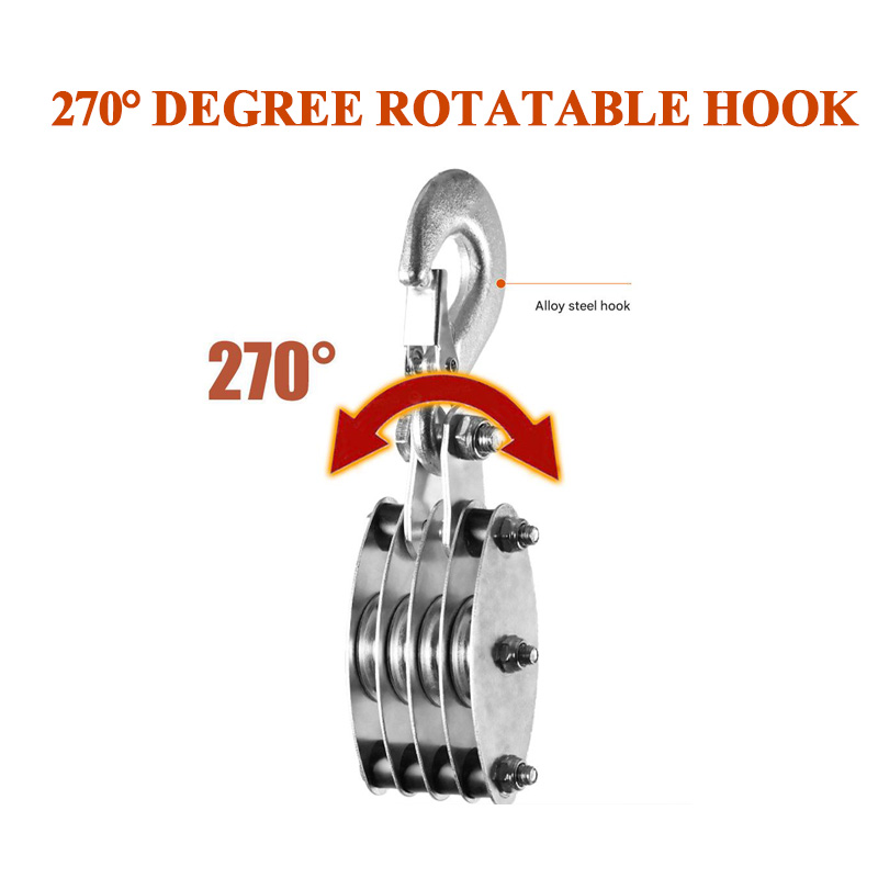 270° Rotatable Rope Pulley Blo - Pull Up Bar Tower ulasan dan harga