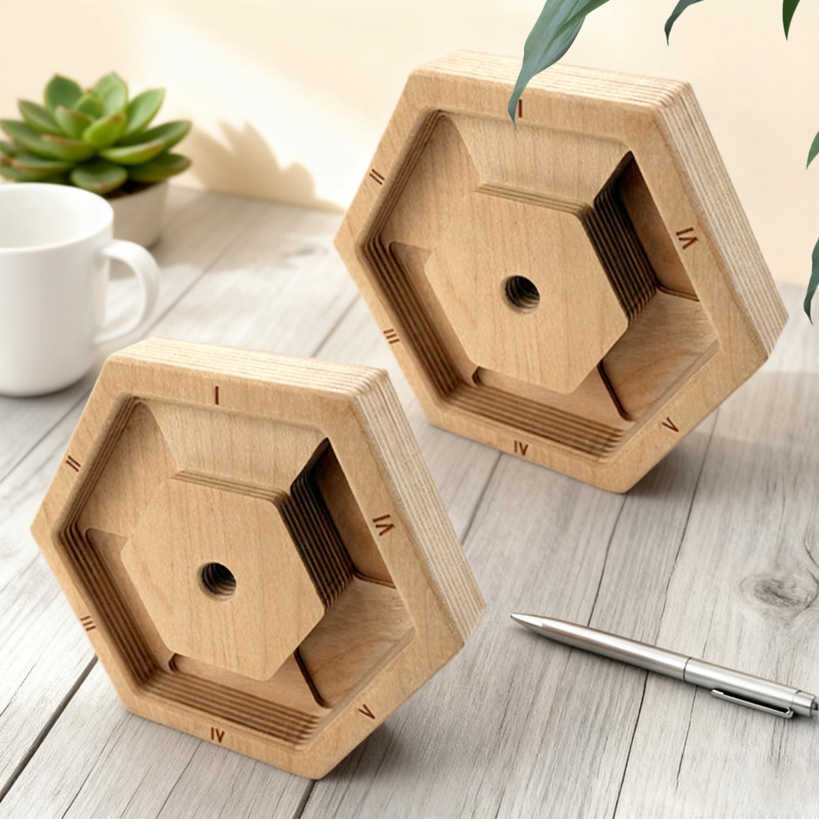 Hexagonal Wooden Finger Exerci - Home Gym Practice ulasan dan harga