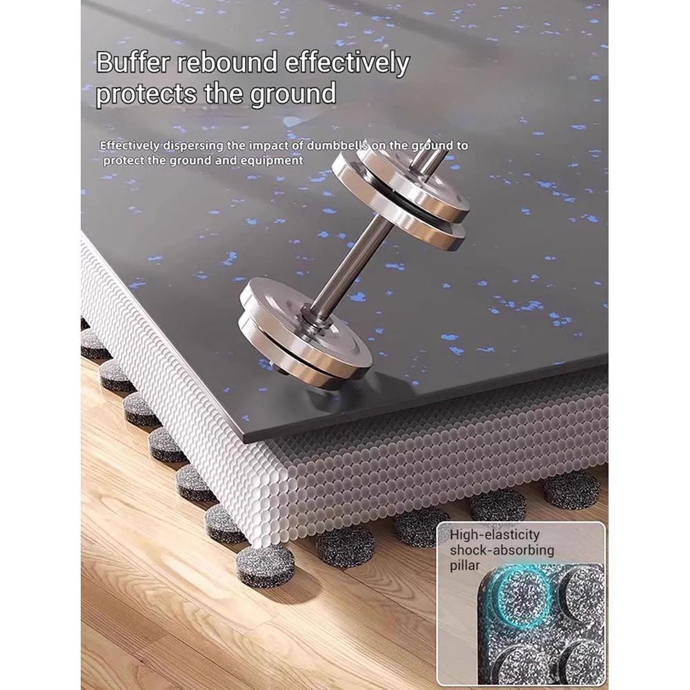 Interlocking Rubber Floor Tile - Home Gym Rubber Flooring ulasan dan harga