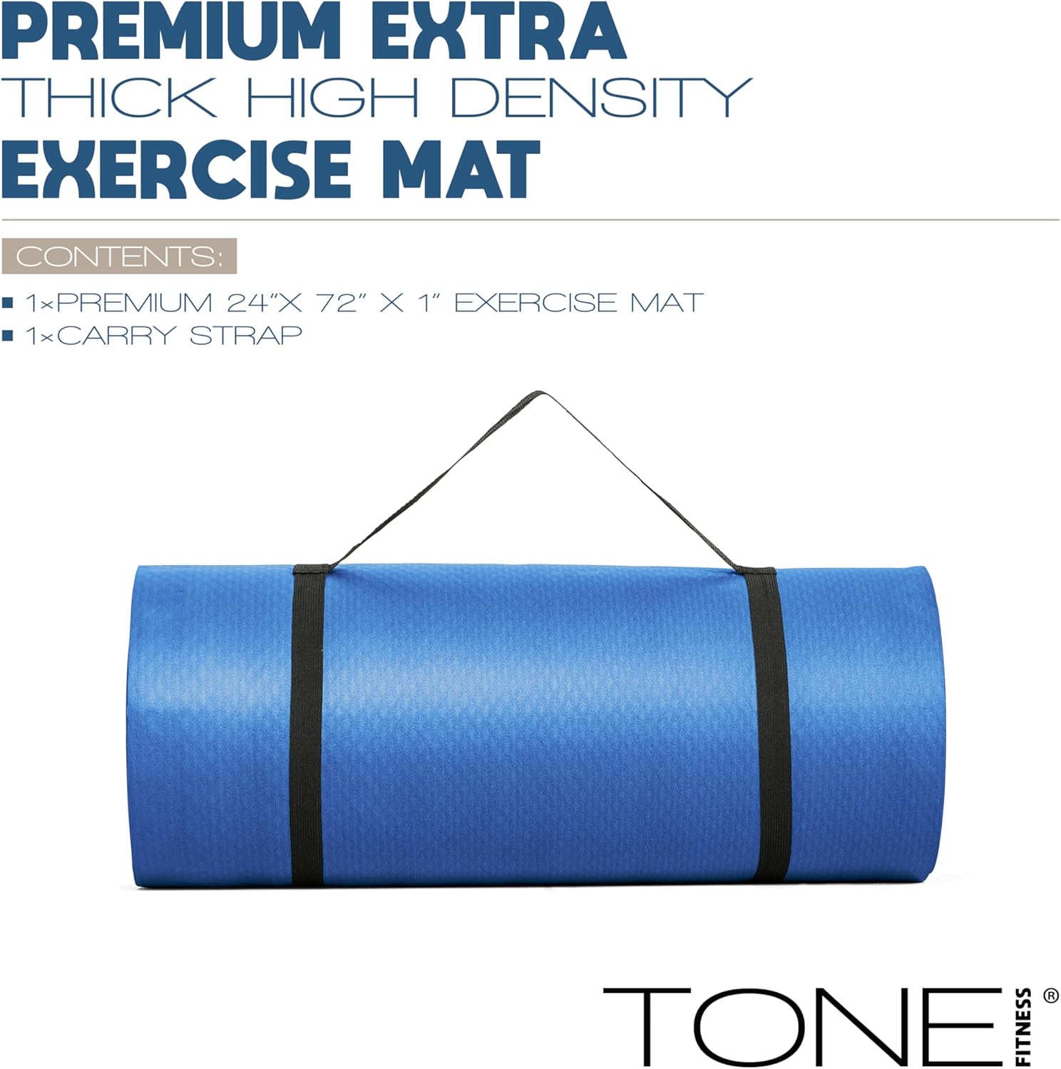 1-Inch Thick Yoga Mat, High-De - Home Gym Pilates ulasan dan harga